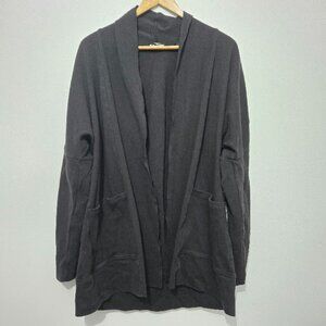 PACT Womens Organic Cotton Airplane Wrap Sweater Cardigan Sz XS Sustainable Cozy